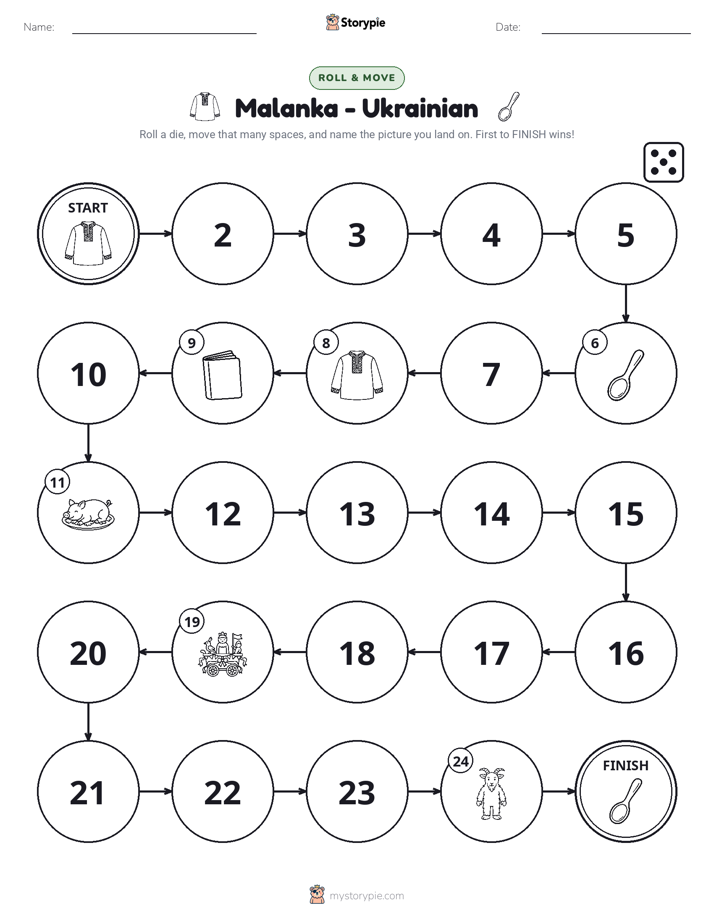 Roll & Move Game