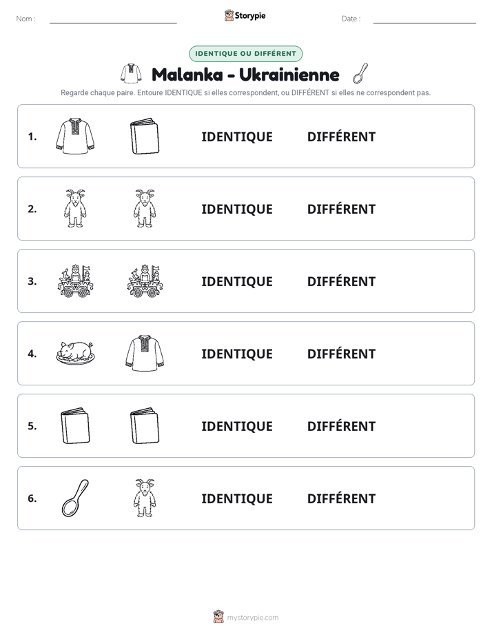 Identique ou Différent