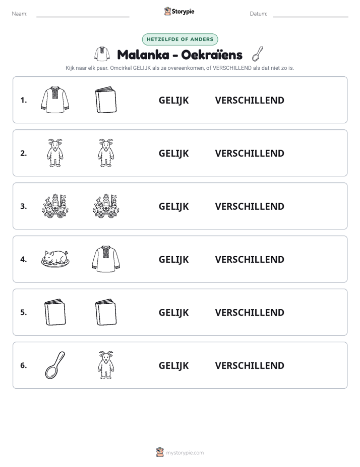 Zelfde of Verschillend