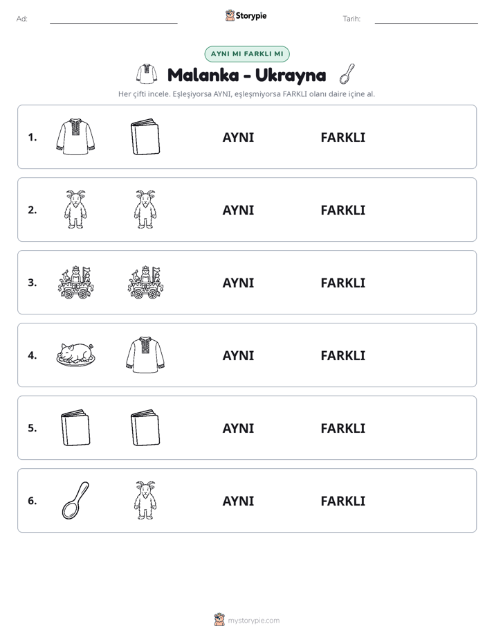 Aynı mı Farklı mı