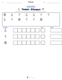 Timkat - Etiyopya yazdırılabilir çalışma sayfası önizlemesi