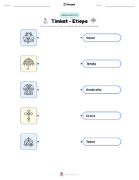 Anteprima della scheda stampabile di Timkat - Etiope
