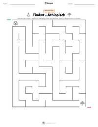 Timkat - Äthiopisch druckbare Arbeitsblatt Vorschau