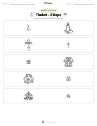 Anteprima della scheda stampabile di Timkat - Etiope