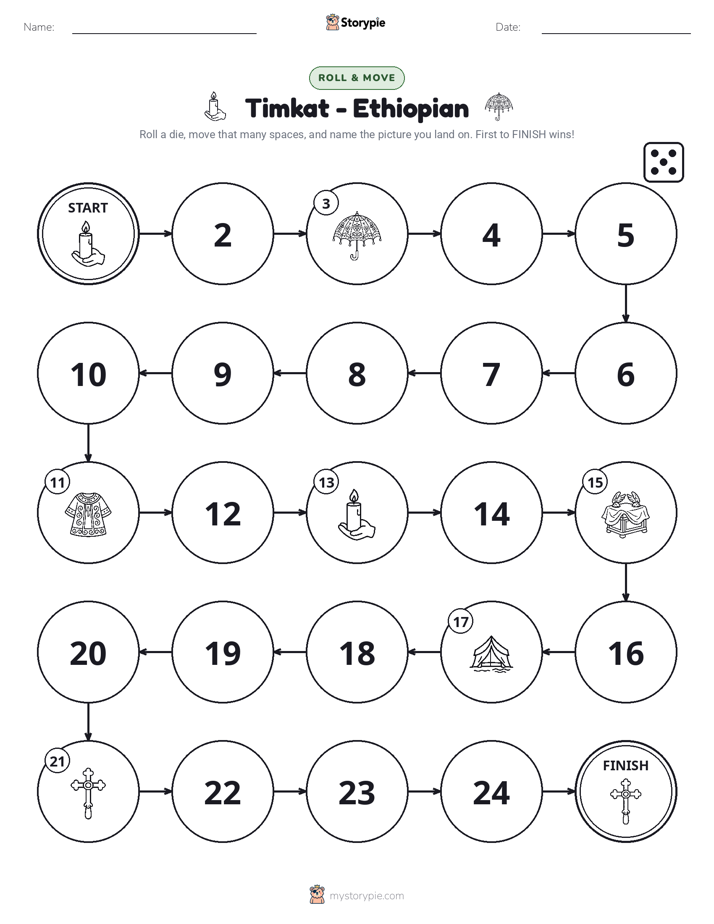 Roll & Move Game
