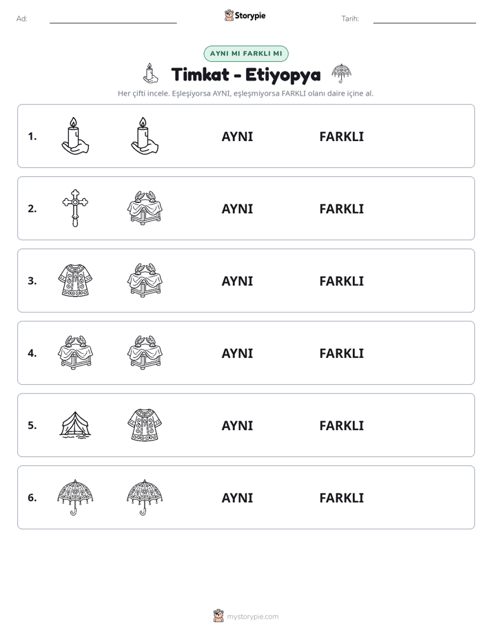 Aynı mı Farklı mı