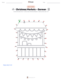 Christmas Markets - German printable worksheet preview