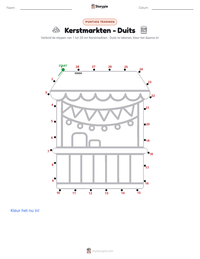 Kerstmarkten - Duits afdrukbare werkblad voorbeeld