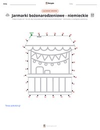 Podgląd drukowalnego arkusza ćwiczeń Jarmarki bożonarodzeniowe - niemieckie