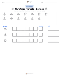 Christmas Markets - German printable worksheet preview