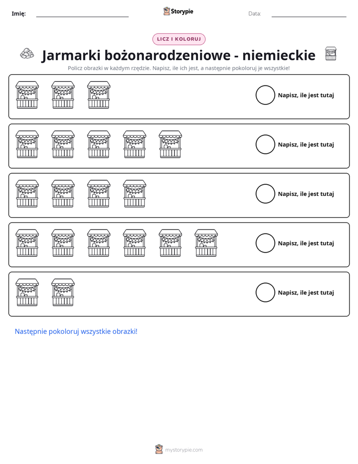 Liczenie i Kolorowanie