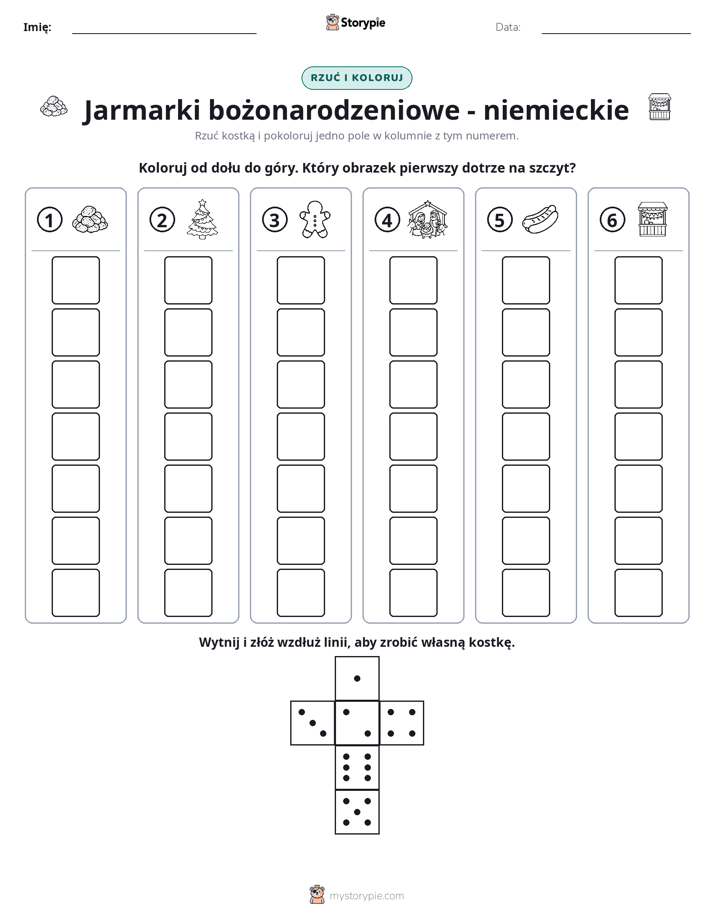 Rzuć i koloruj