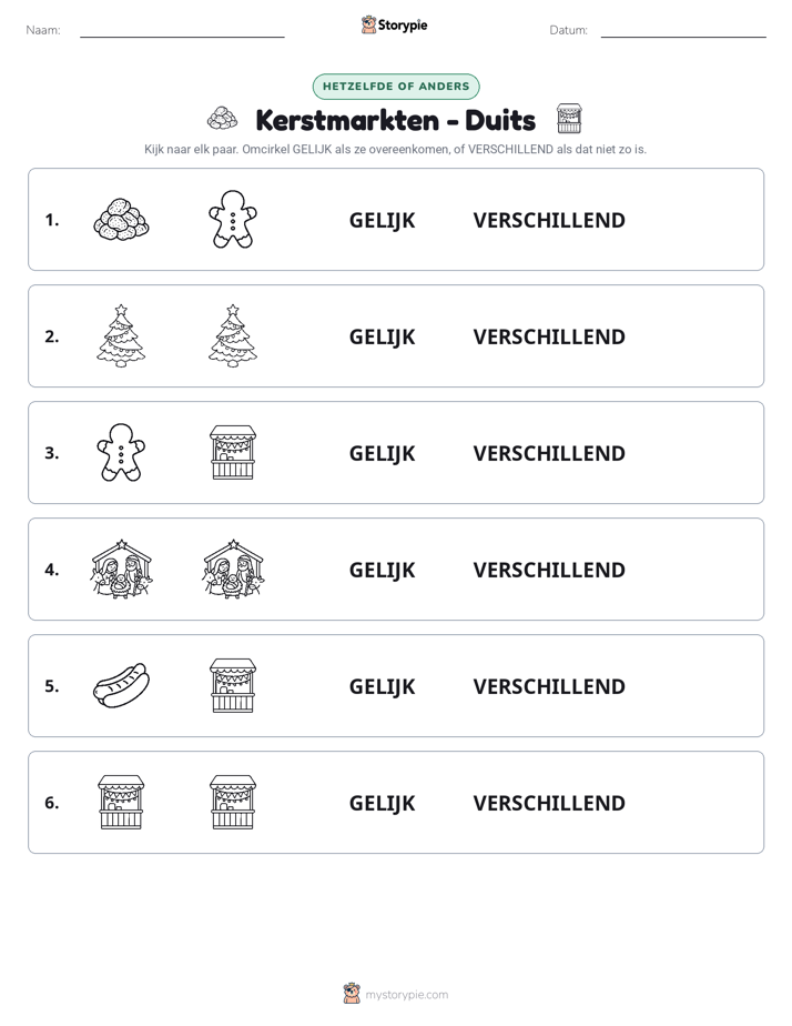 Zelfde of Verschillend