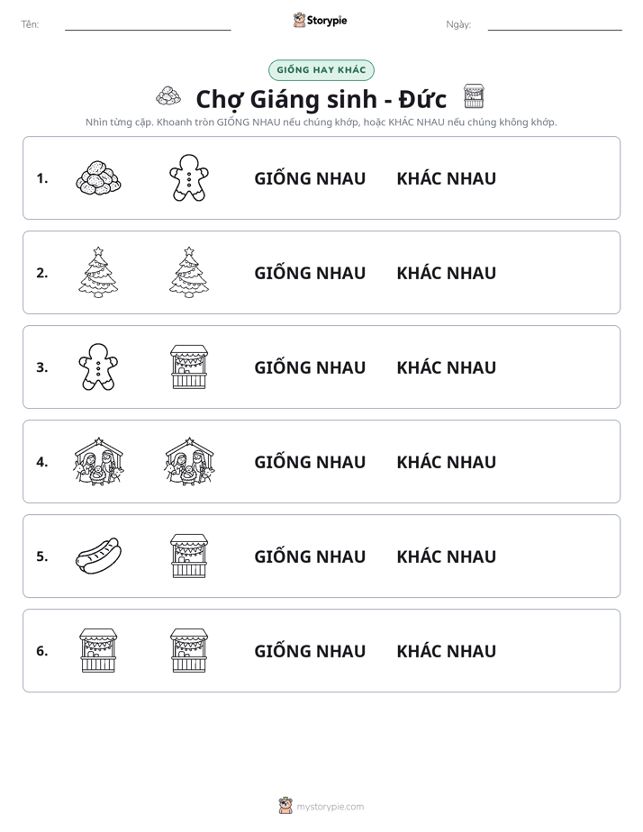 Giống Hay Khác