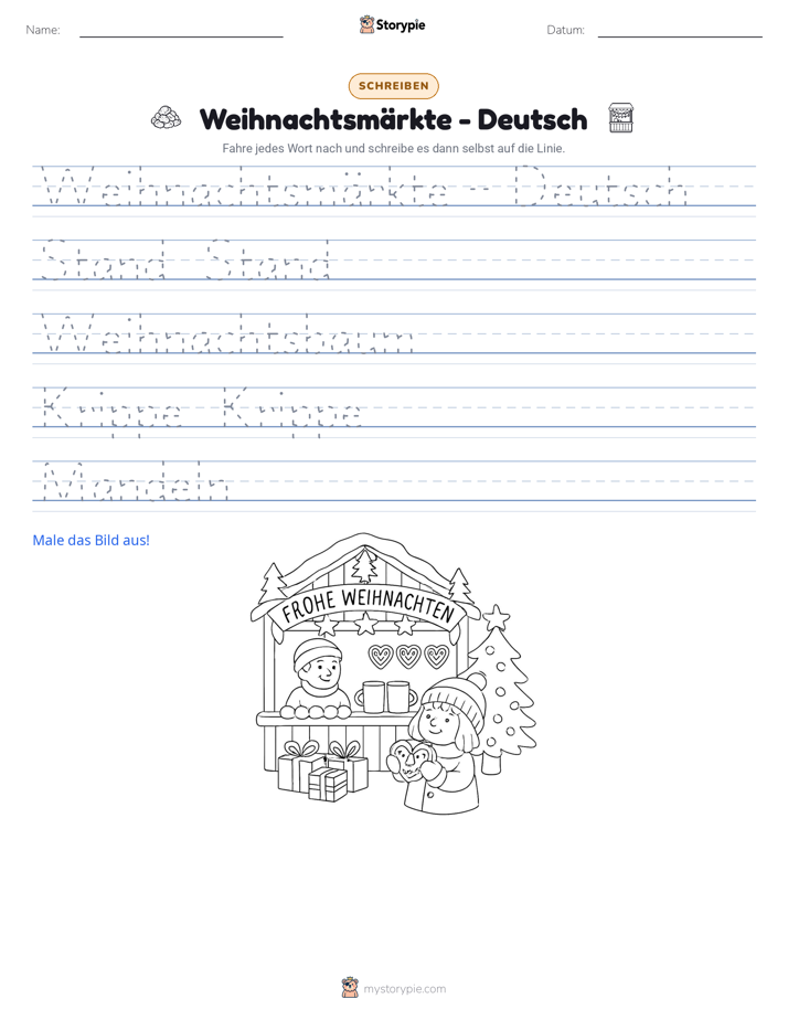 Schreibübung