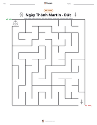 Xem trước tài liệu in sẵn Ngày Thánh Martin - Đức