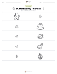 St. Martin's Day - German printable worksheet preview