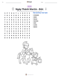 Xem trước tài liệu in sẵn Ngày Thánh Martin - Đức