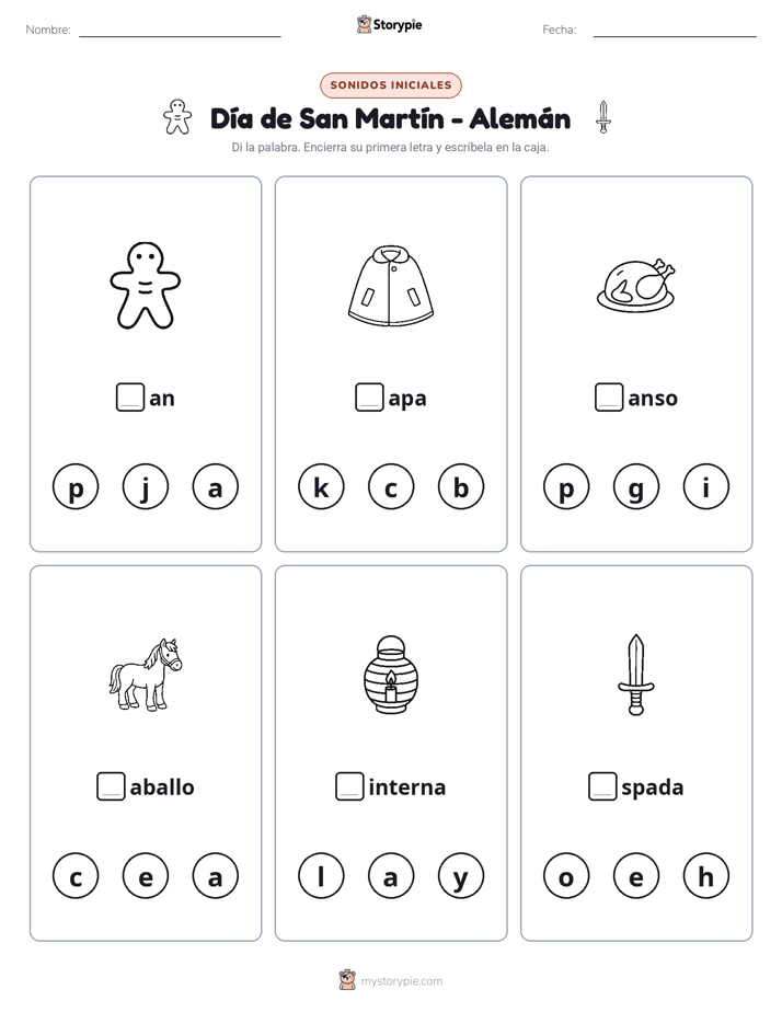 Sonidos Iniciales