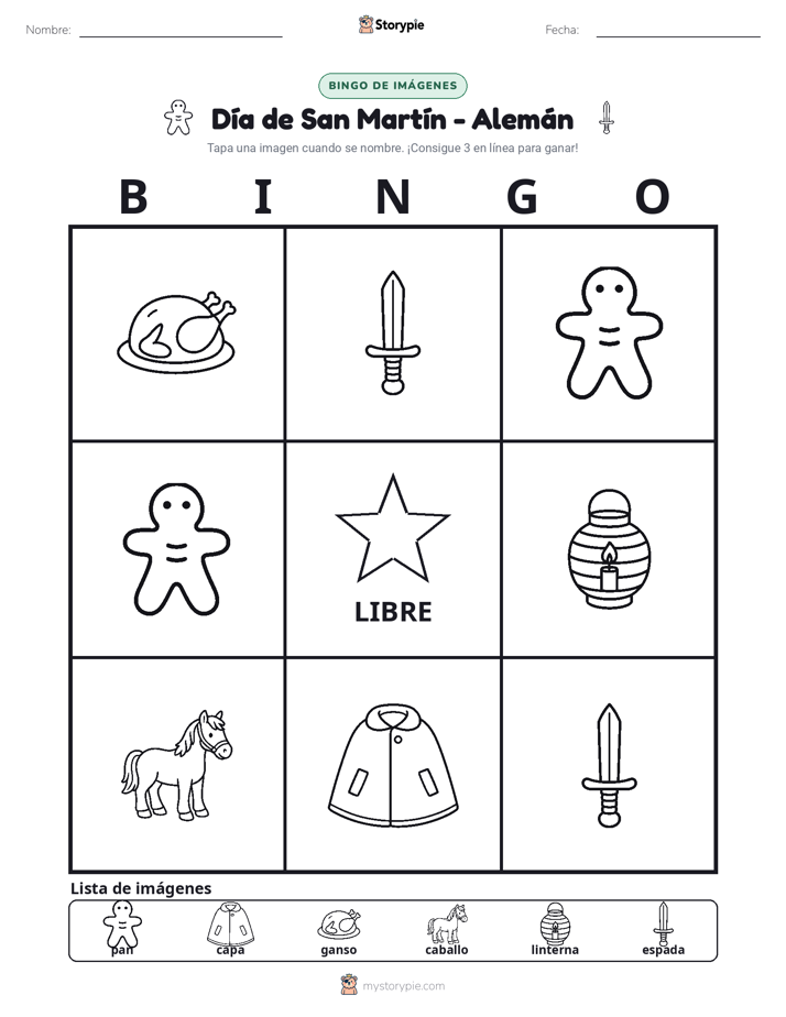 Bingo de Imágenes