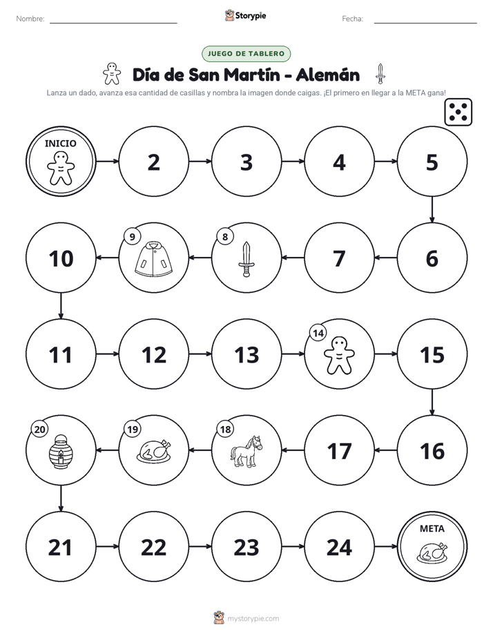Juego de Rueda y Avanza
