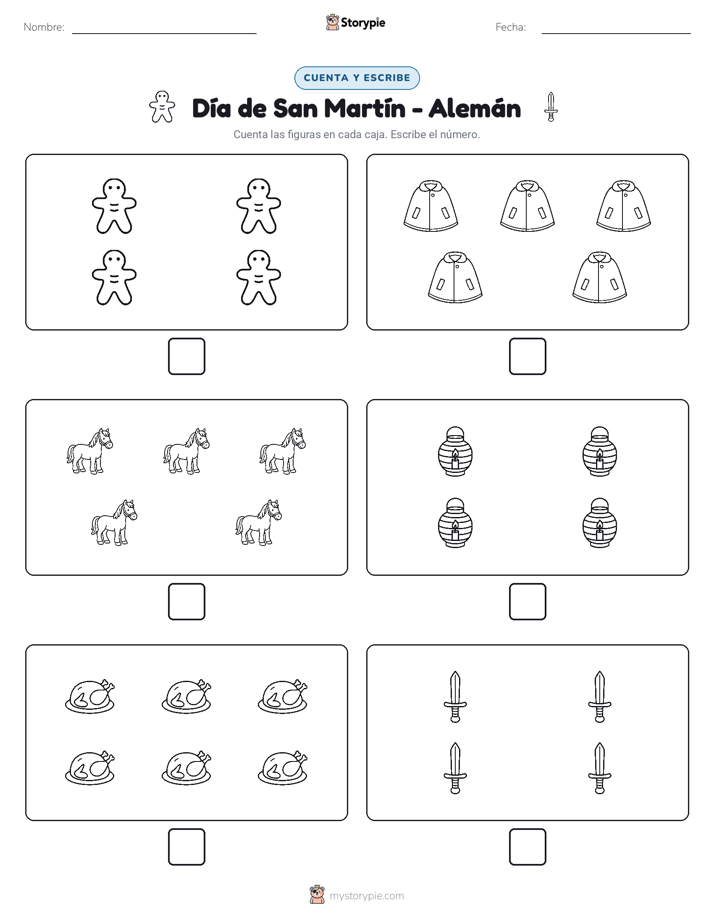 Cuenta y Escribe