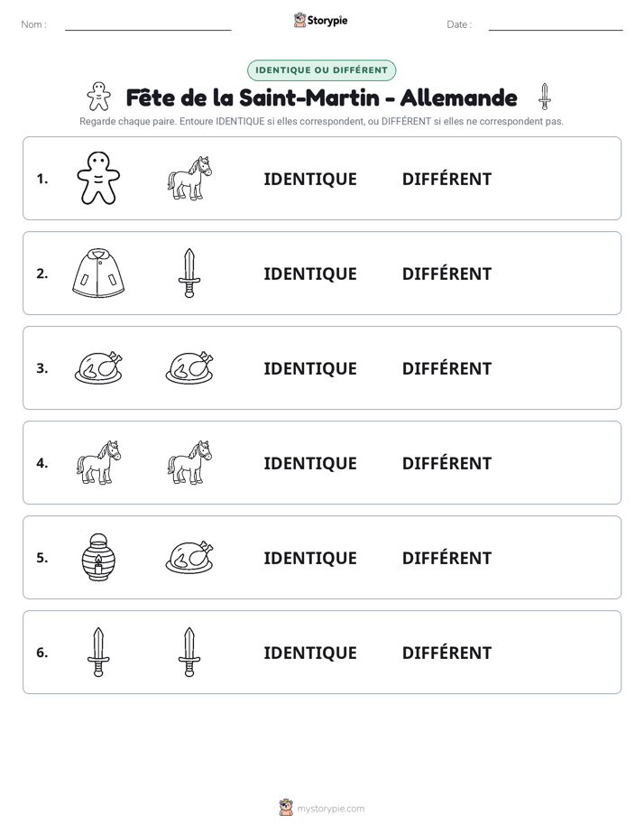 Identique ou Différent