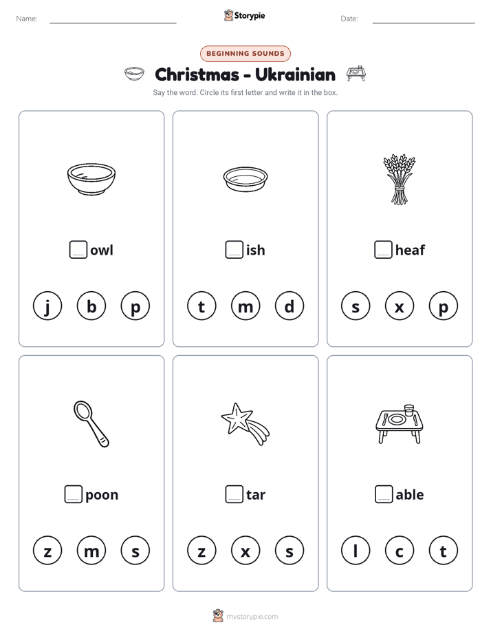 Beginning Sounds