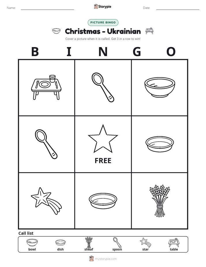 Picture Bingo