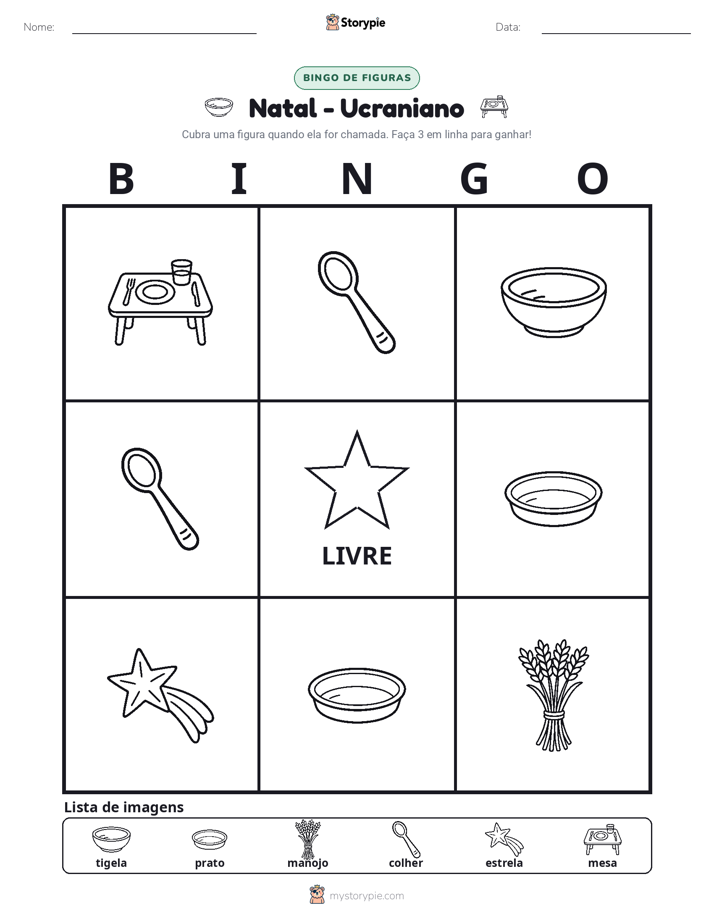 Bingo de Imagens