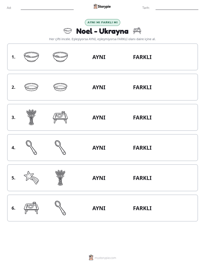 Aynı mı Farklı mı