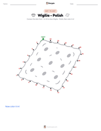Wigilia - Polish printable worksheet preview