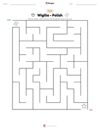 Wigilia - Polish printable worksheet preview