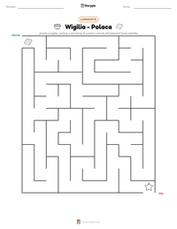 Vista previa de la hoja de trabajo imprimible de Wigilia - Polaca