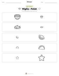 Wigilia - Polish printable worksheet preview