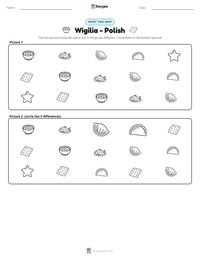 Wigilia - Polish printable worksheet preview