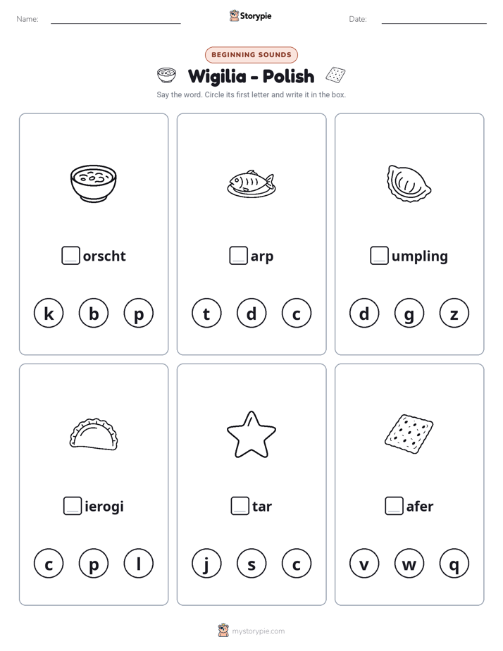 Beginning Sounds