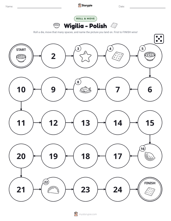Roll & Move Game