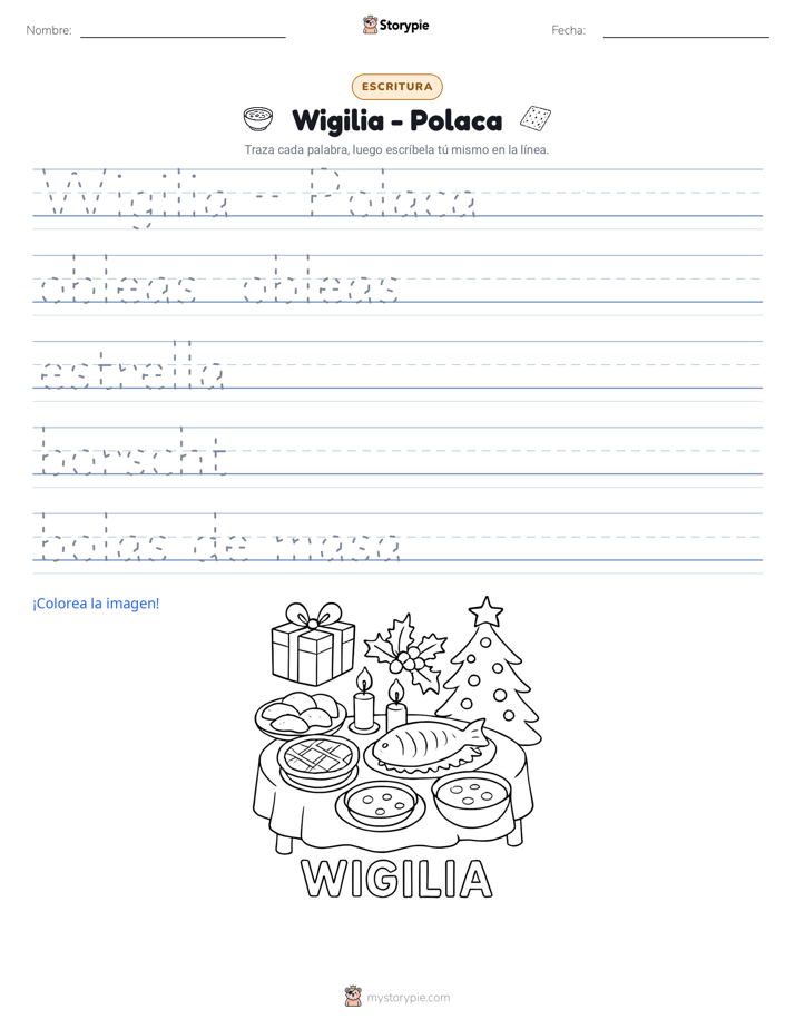 Práctica de Escritura