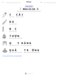 Xem trước tài liệu in sẵn Đêm Củ Cải