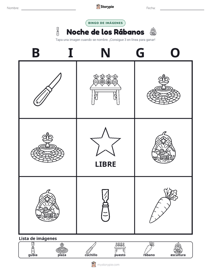Bingo de Imágenes