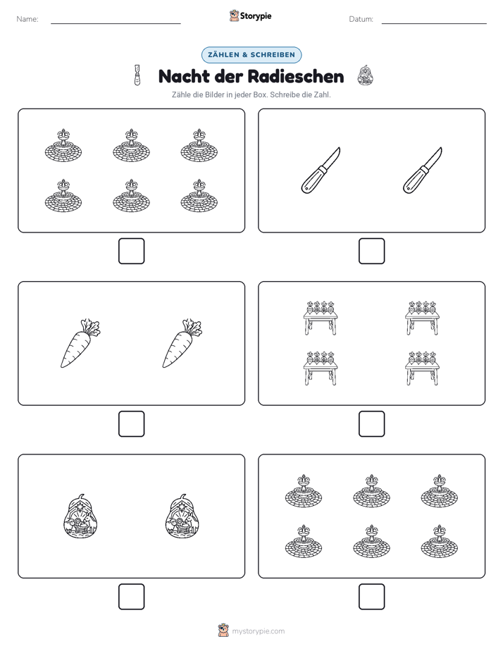 Zählen & Schreiben
