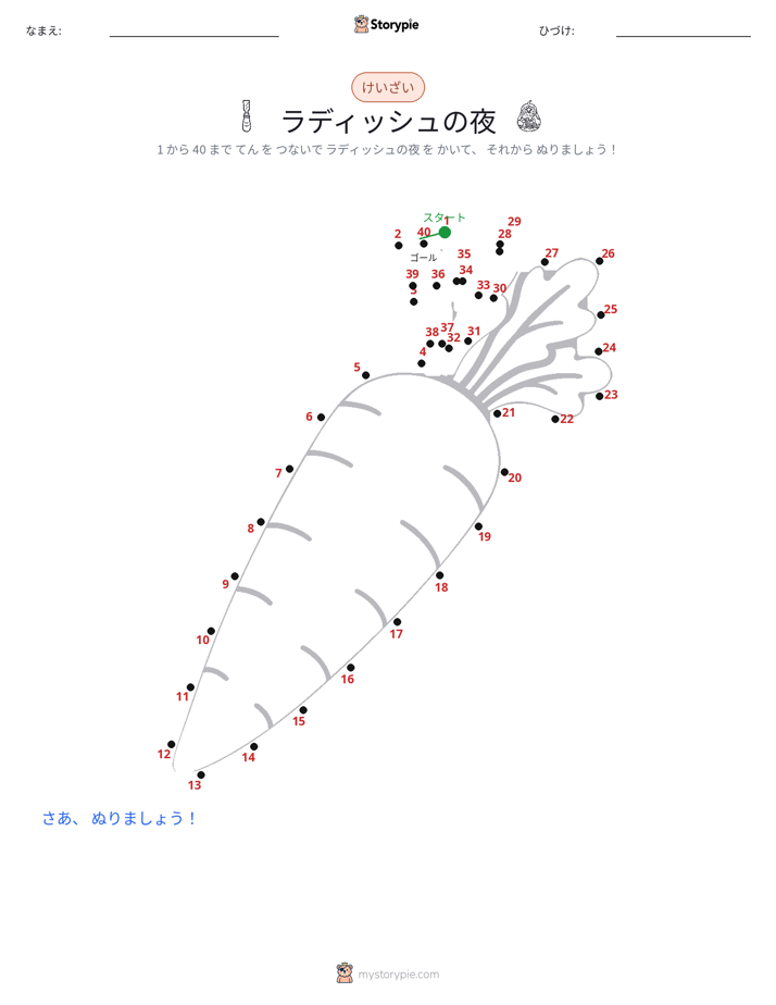 点つなぎ