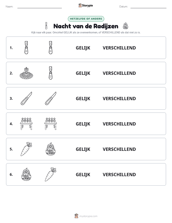 Zelfde of Verschillend