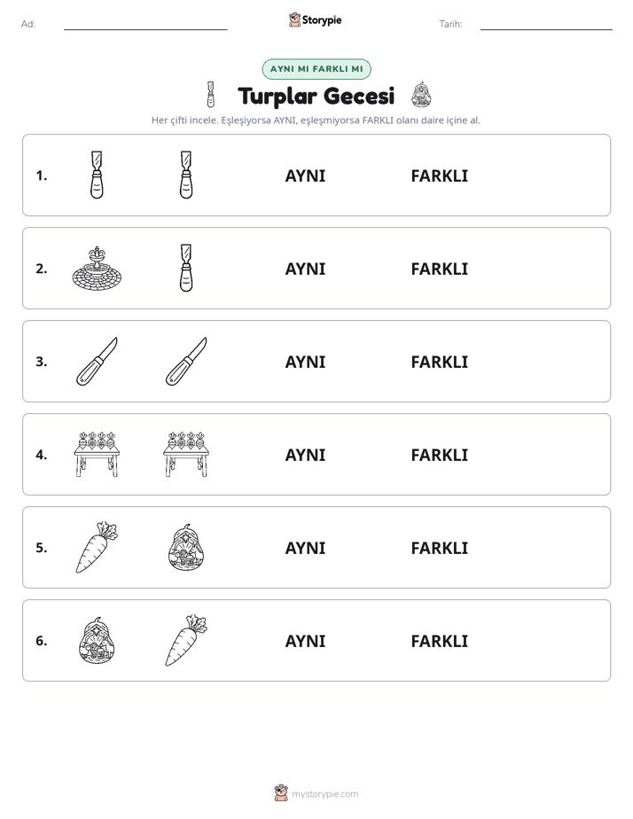 Aynı mı Farklı mı