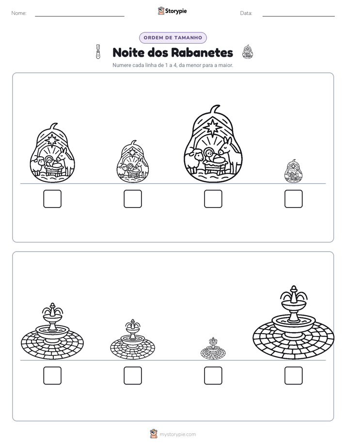 Ordem de Tamanho