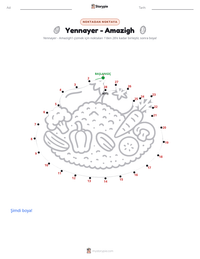 Yennayer - Amazigh yazdırılabilir çalışma sayfası önizlemesi