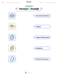 Anteprima della scheda stampabile di Yennayer - Amazigh
