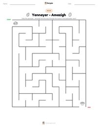 Yennayer - Amazigh printable worksheet preview