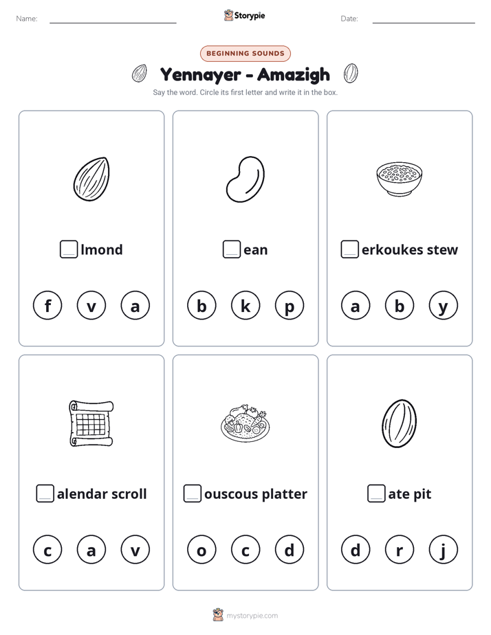 Beginning Sounds